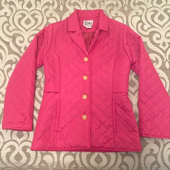 Lilly Pulitzer Jackets & Blazers - Lilly Pulitzer Vintage Pink Coat Size Small